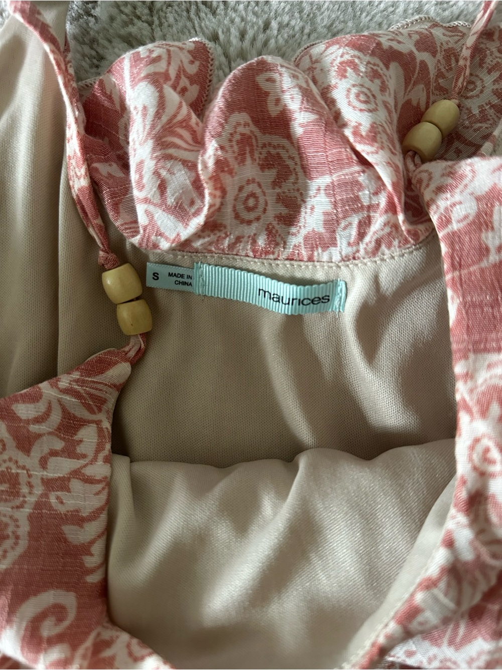 Maurices Dusty Rose Floral Ruffle Mini Dress - Picture 3 of 5